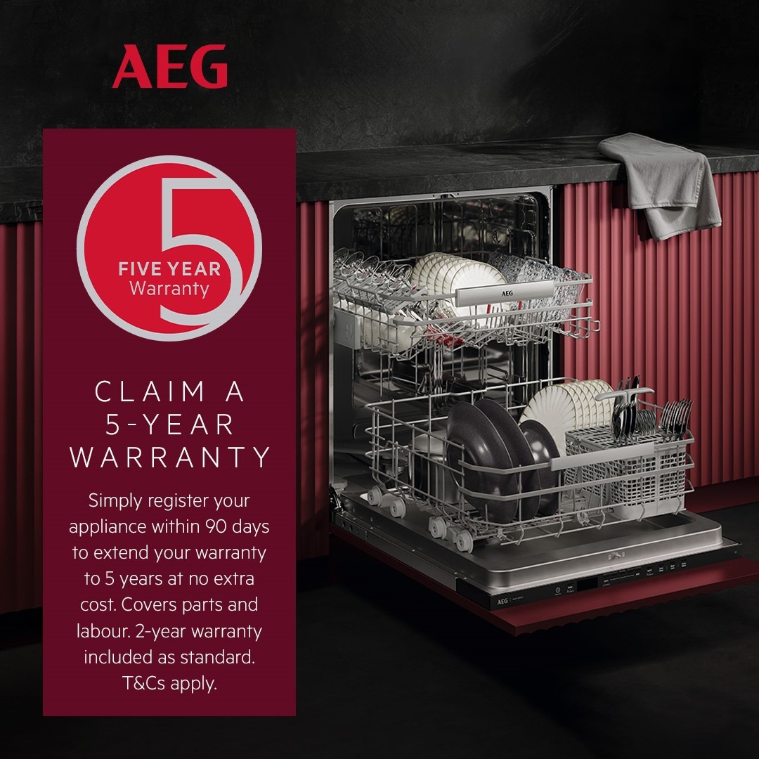 AEG 8000 AirDry Integrated Dishwasher - A-rated Black Control Panel - Image 16