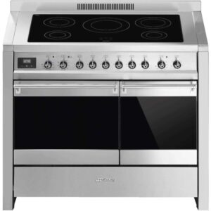 Smeg Opera 100cm Electric Induction Range Cooker - Stainless Steel