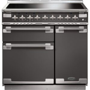 Rangemaster Elise 90cm Electric Range Cooker with Induction Hob - Slate Grey