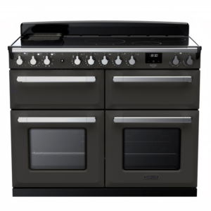 Rangemaster Estel Deluxe 110cm Induction Range Cooker - Slate + Chrome