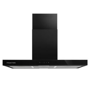 Russell Hobbs 90cm Island Cooker Hood - Black