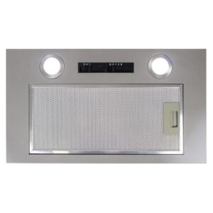 electriQ 52cm Canopy Cooker Hood - Silver
