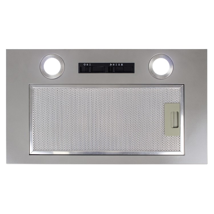 electriQ 52cm Canopy Cooker Hood - Silver