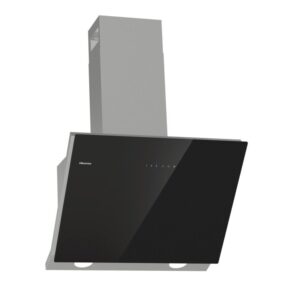 Hisense 60cm Angled Cooker Hood - Black