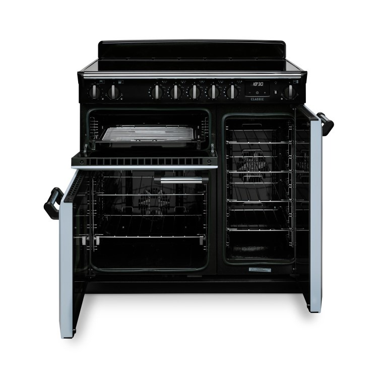 Rangemaster Classic 90cm Induction Range Cooker - Gloss Black - Image 3