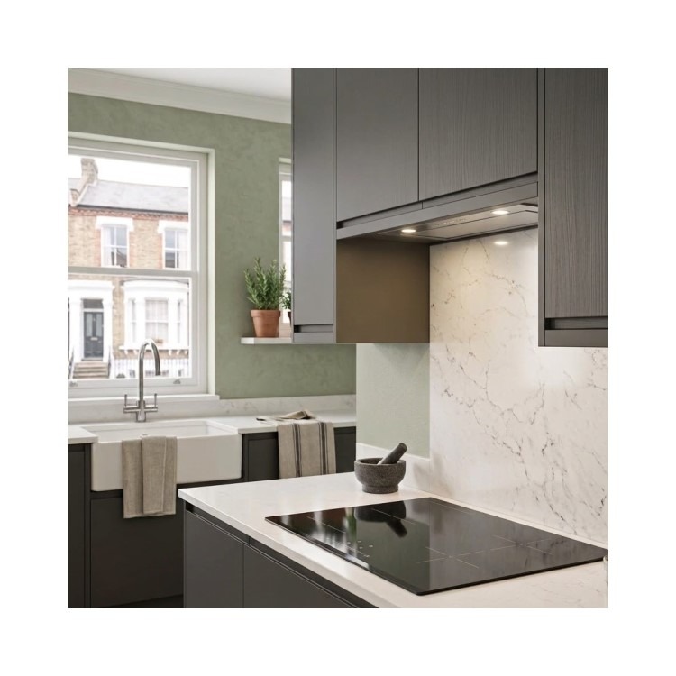 electriQ 52cm Canopy Cooker Hood - Stainless Steel - Image 2