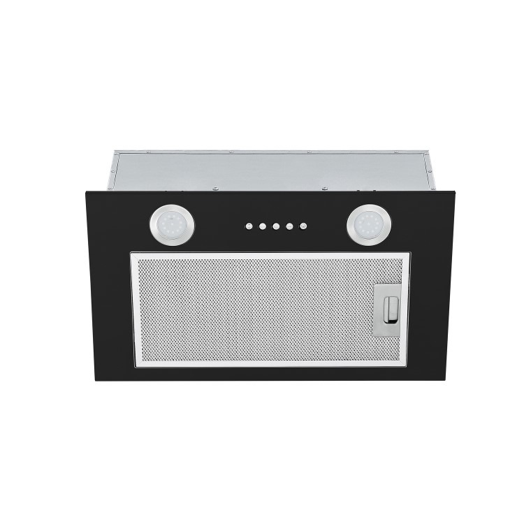 electriQ 52cm Canopy Cooker Hood - Black - Image 2