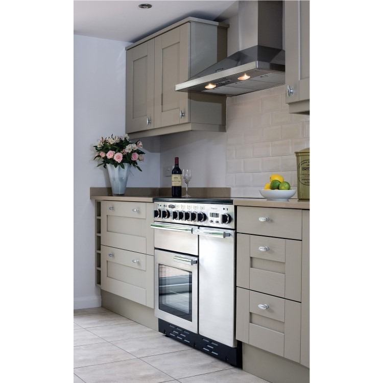 Rangemaster Professional Plus 90cm Electric Range Cooker - Stainless Steel - Image 2