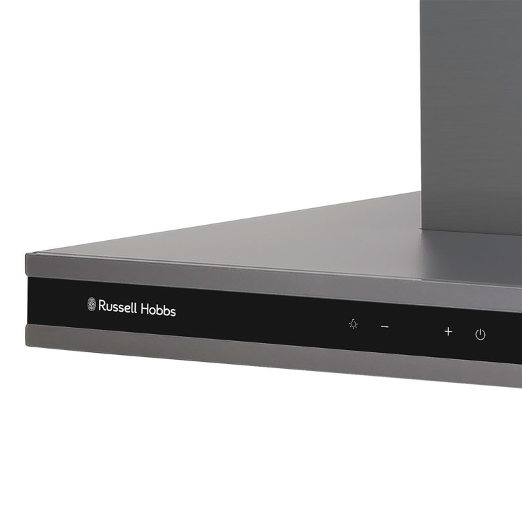 Russell Hobbs 90cm Midnight Island Cooker Hood - Dark Steel - Image 2