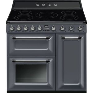 Smeg Victoria 90cm Electric Range Cooker - Slate Grey
