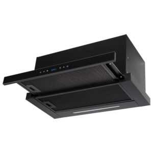 electriQ 60cm Telescopic Cooker Hood with Auto Opening