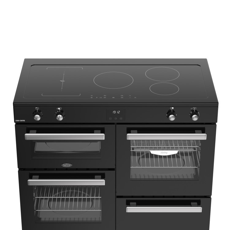 Belling Cookcentre 110cm Electric Induction Range Cooker - Black - Image 2