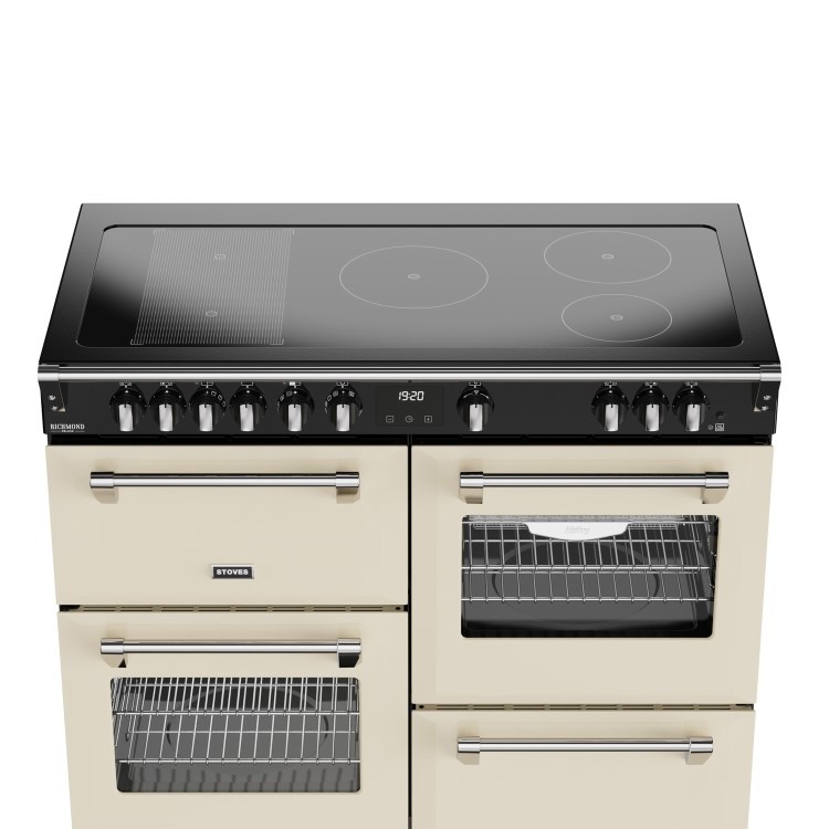 Stoves Richmond DX 110cm Electric Induction Range Cooker - Cream - Image 2
