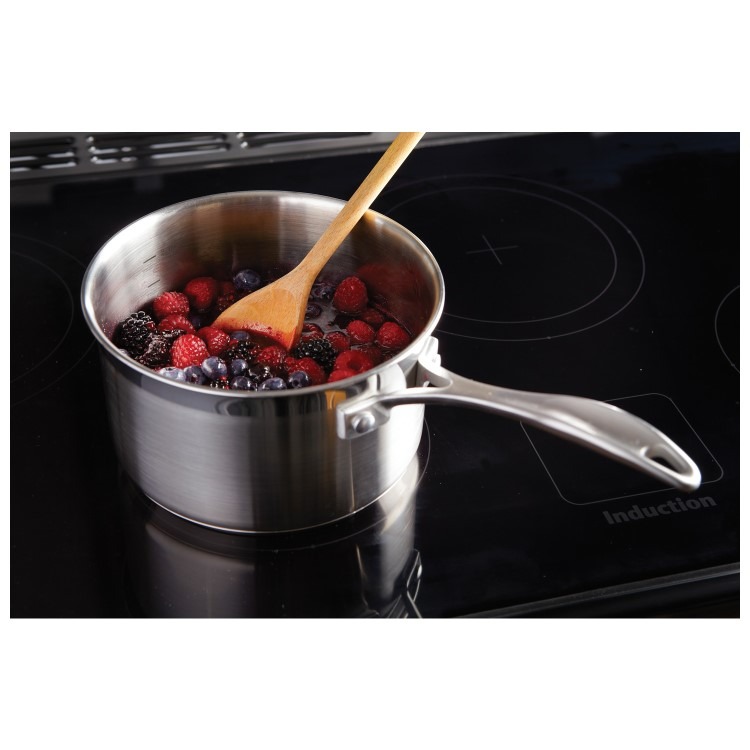 Rangemaster Classic 90cm Induction Range Cooker - Gloss Black - Image 2