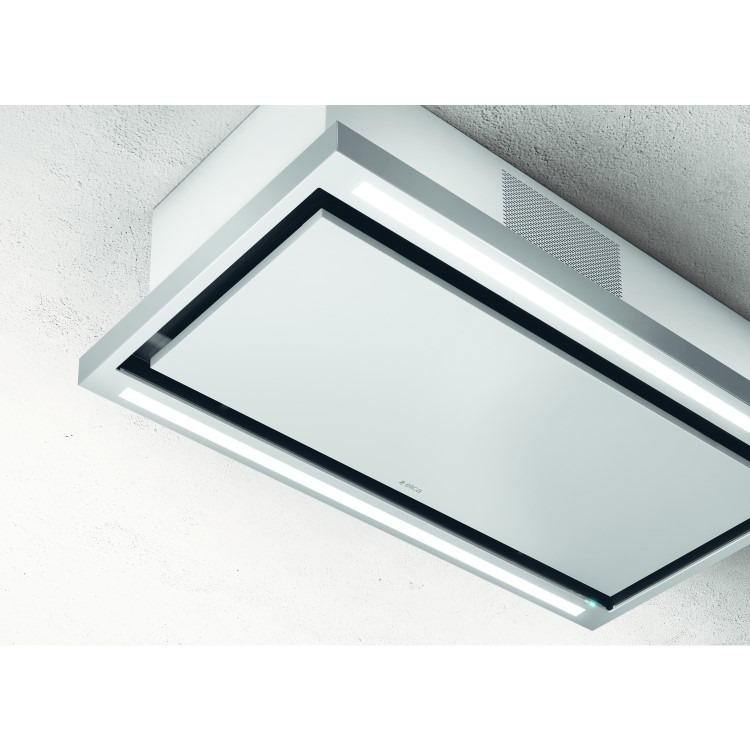 Elica Cloud 7 90cm Recirculating Ceiling Cooker Hood - Stainless Steel - Image 2