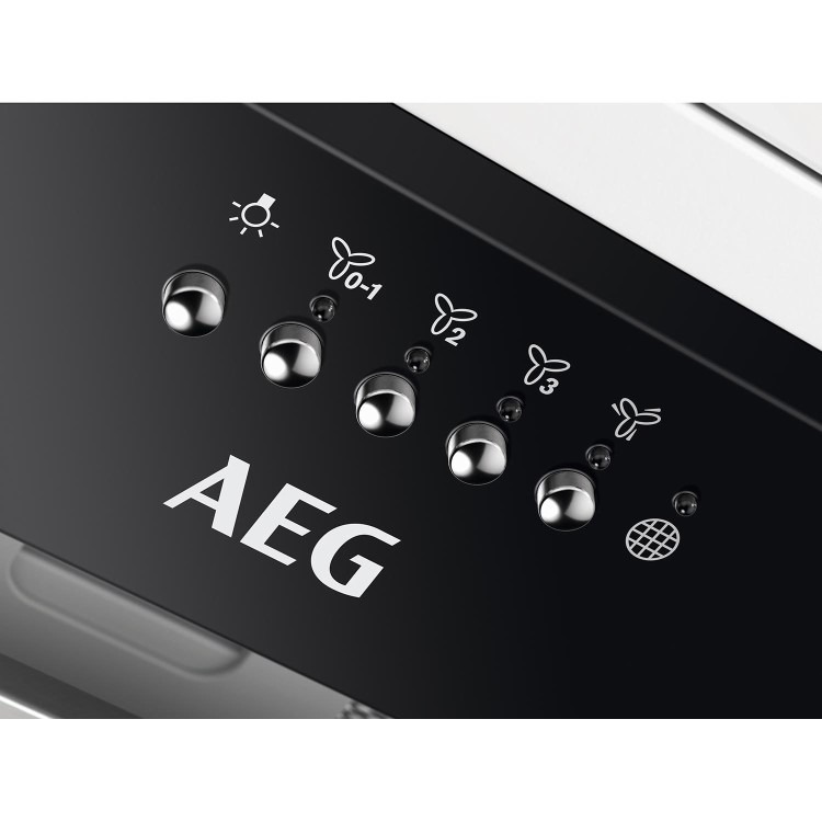 AEG 6000 Series 54cm Canopy Cooker Hood - Matt Black - Image 2