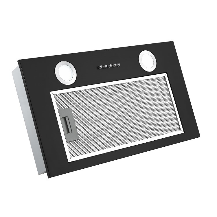 electriQ 52cm Canopy Cooker Hood - Black - Image 3