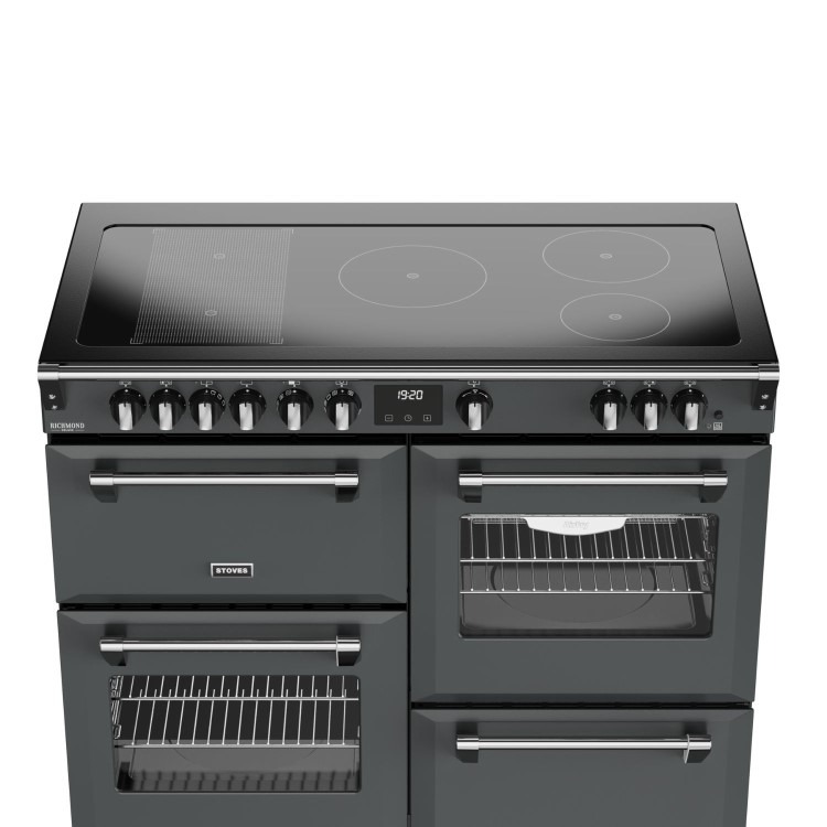 Stoves Richmond DX 110cm Electric Induction Range Cooker - Anthracite Grey - Image 3