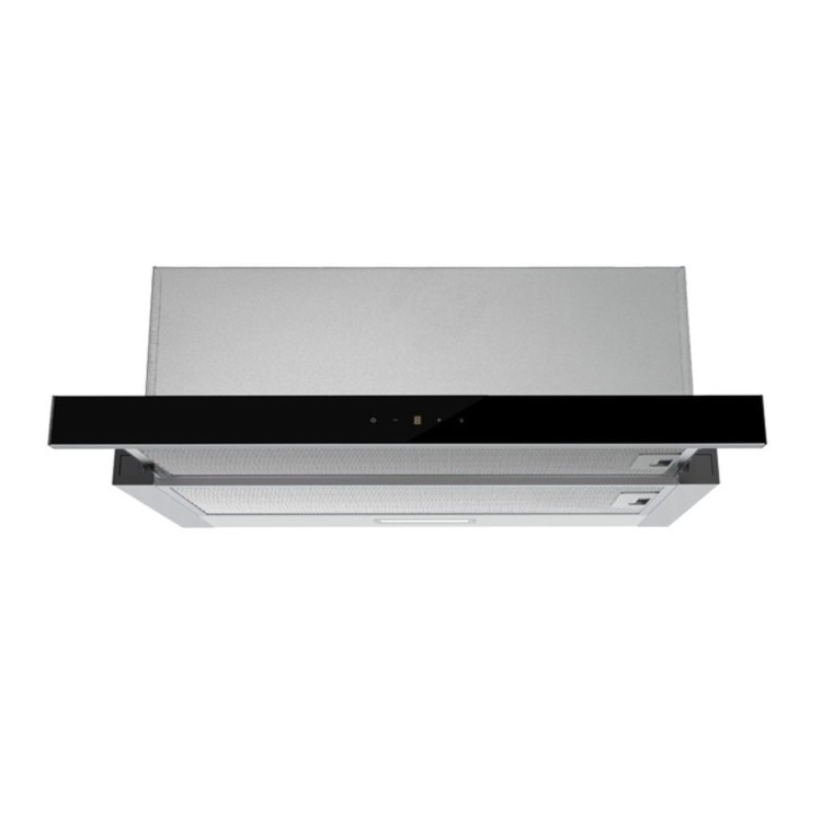electriQ 90cm Telescopic Canopy Cooker Hood – Stainless Steel - Image 3