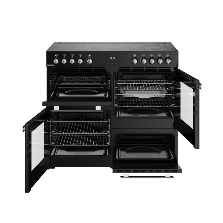 Refurbished Belling Cookcentre 100cm Electric Ceramic Range Cooker - Black - Image 3