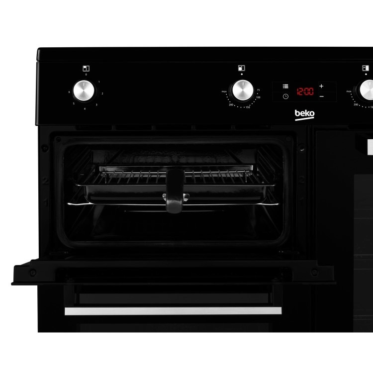 Beko 90cm Electric Induction Range Cooker - Black - Image 4