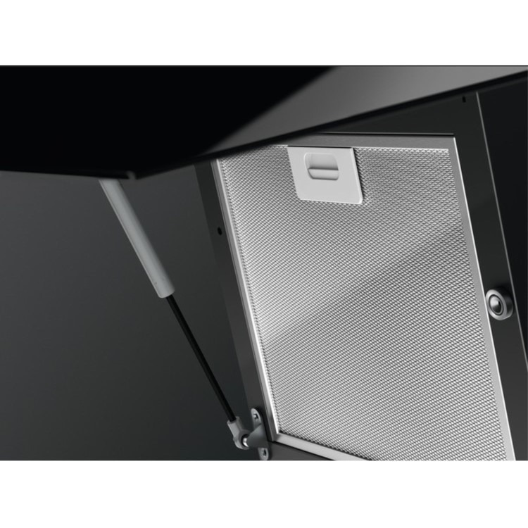 AEG 6000 Series 90cm Angled Cooker Hood with Hob2Hood - Black - Image 4