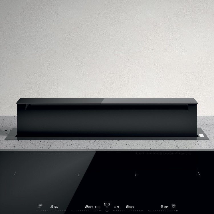 Elica 84cm Downdraft Extractor - Black - Image 3