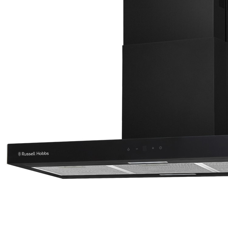 Russell Hobbs 90cm Island Cooker Hood - Black - Image 3