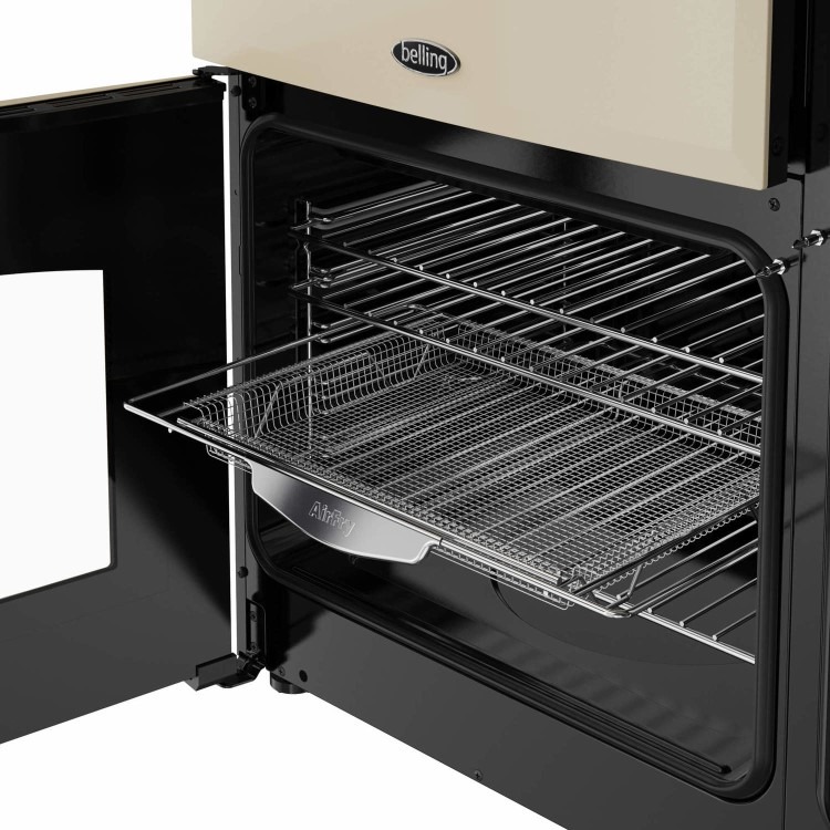Refurbished Belling Farmhouse 90cm Electric Induction Touch Range Cooker - Cream - Image 5