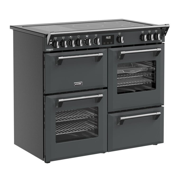 Stoves Richmond DX 100cm Electric Induction Range Cooker - Grey - Image 4