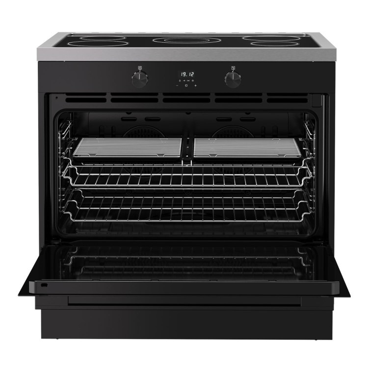 Belling Vision Single Cavity 90cm Electric Range Cooker - Black - Image 5