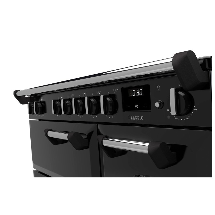 Rangemaster Classic 90cm Induction Range Cooker - Gloss Black - Image 6