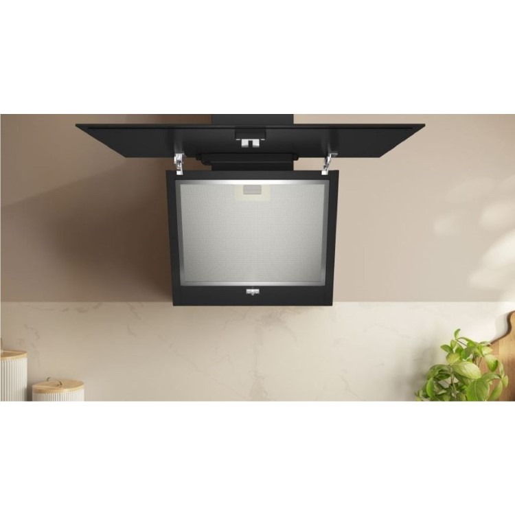 Neff N30 60cm Angled Chimney Cooker Hood - Black - Image 5