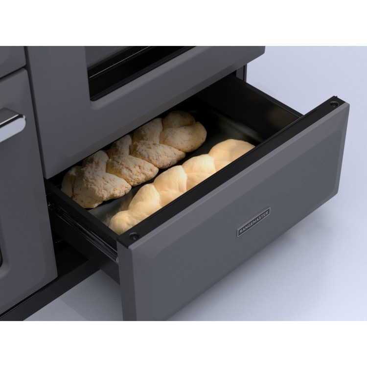 Rangemaster Estel Deluxe 110cm Induction Range Cooker - Slate + Chrome - Image 7