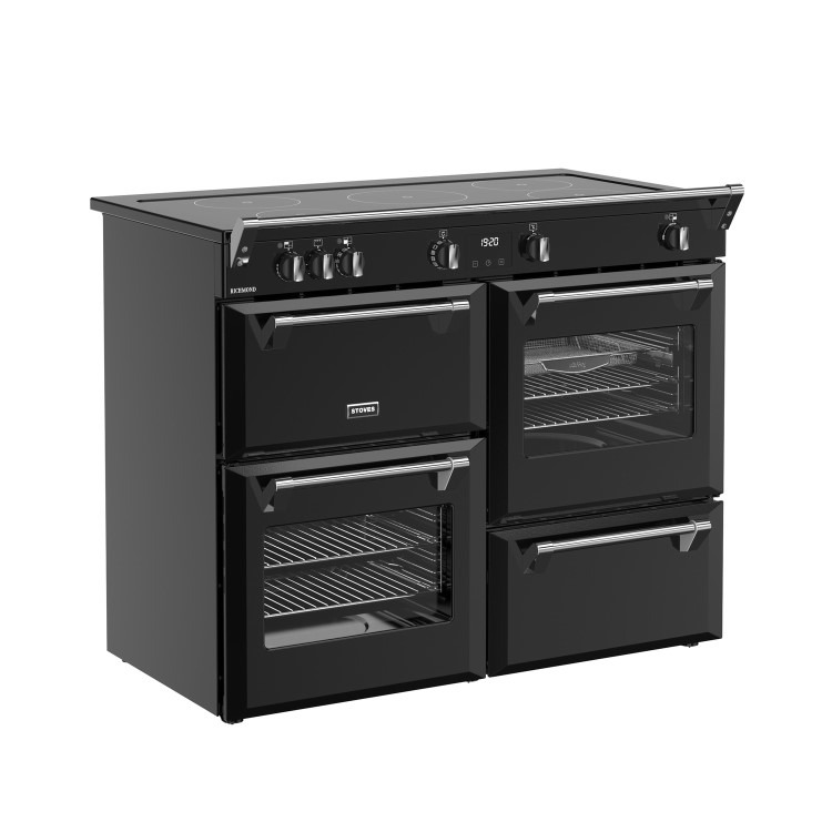 Stoves Richmond 110cm Electric Induction Range Cooker - Black - Image 3