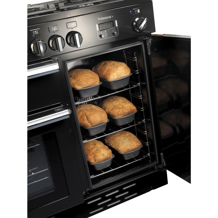 Rangemaster Professional Plus 90cm Electric Induction Range Cooker - Black - Image 2