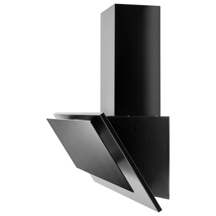 electriQ 90cm Angled Chimney Cooker Hood - Black - Image 4