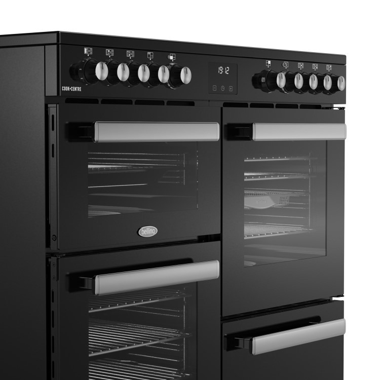Refurbished Belling Cookcentre 100cm Electric Ceramic Range Cooker - Black - Image 8