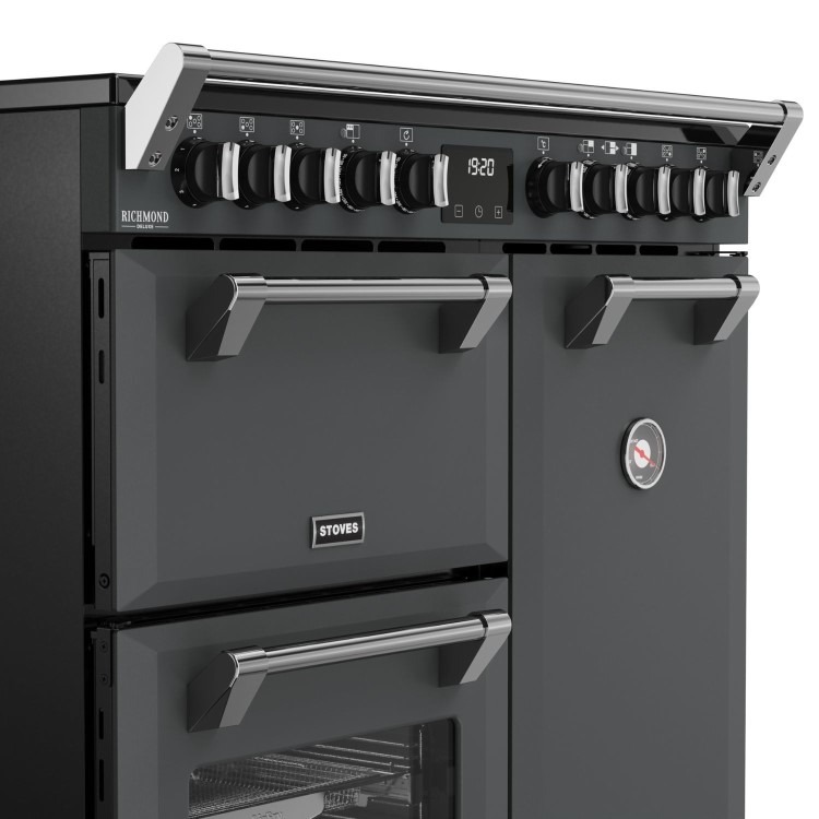 Stoves Richmond DX 90cm Electric Induction Range Cooker - Grey - Image 4