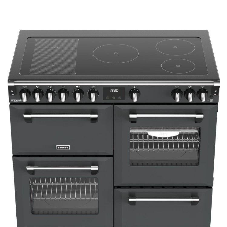 Stoves Richmond DX 100cm Electric Induction Range Cooker - Grey - Image 3