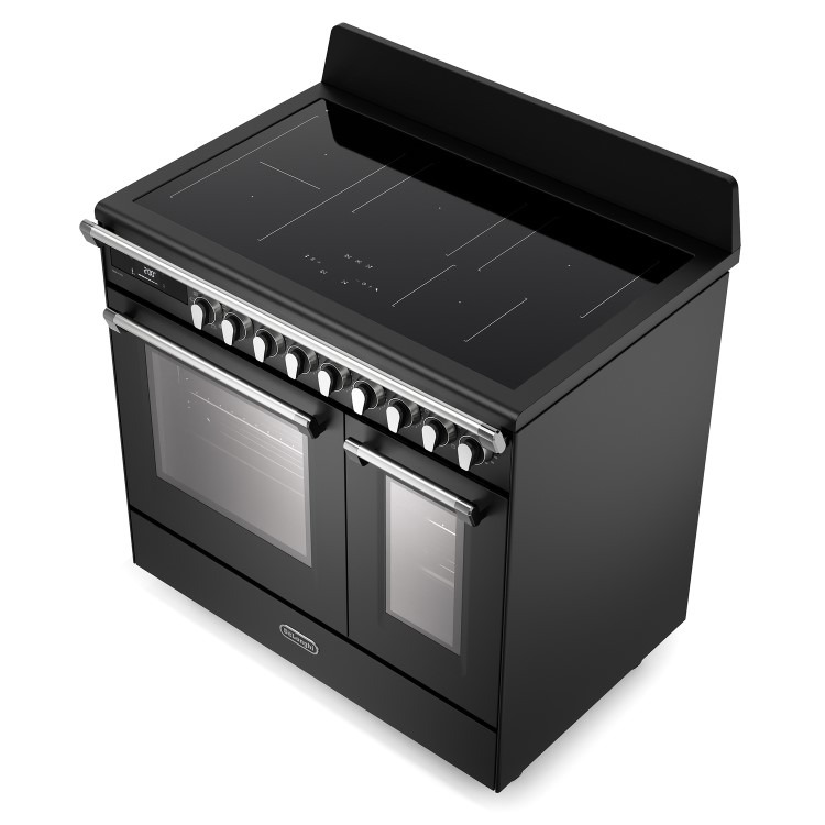 De Longhi 90cm Electric Range Cooker with Warming Zone - Anthracite - Image 5