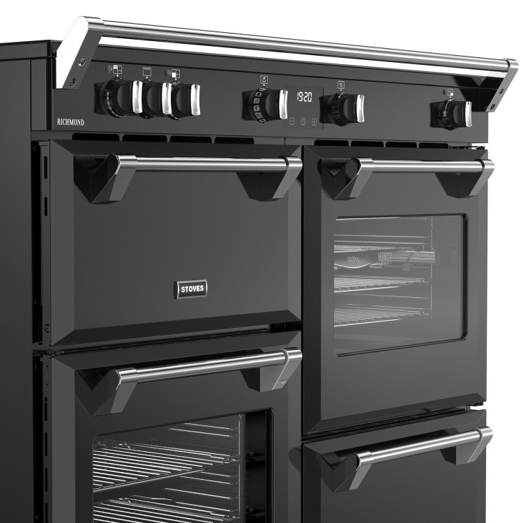 Stoves Richmond 110cm Electric Induction Range Cooker - Black - Image 4