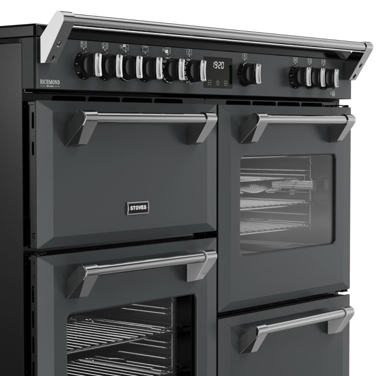 Stoves Richmond DX 110cm Electric Induction Range Cooker - Anthracite Grey - Image 4