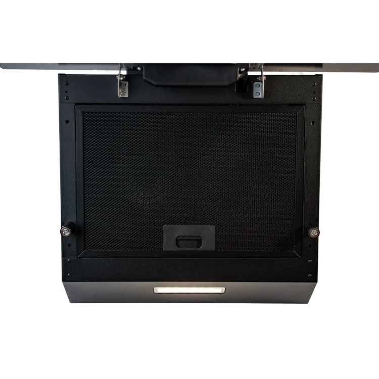 CDA 60cm Angled Chimney Cooker Hood - Black - Image 5
