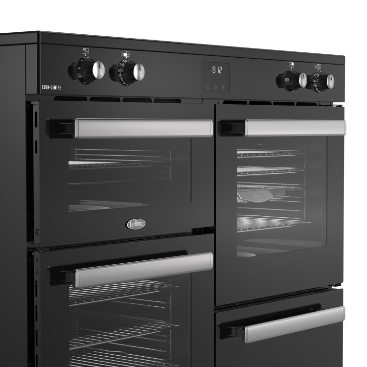Belling Cookcentre 110cm Electric Induction Range Cooker - Black - Image 4