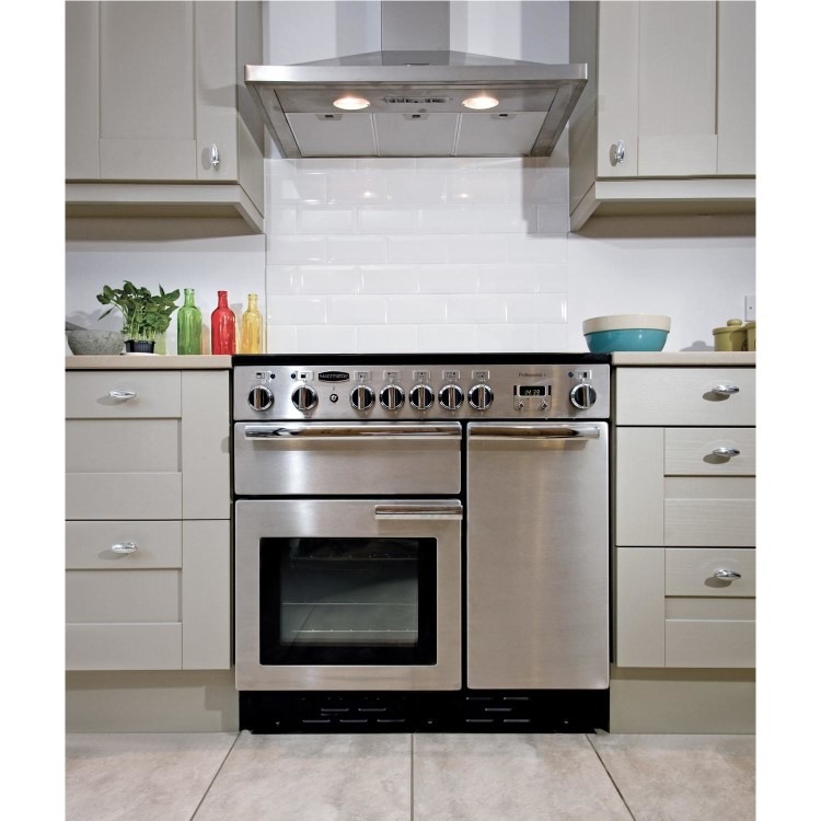 Rangemaster Professional Plus 90cm Electric Induction Range Cooker - Stainless Steel - Image 7