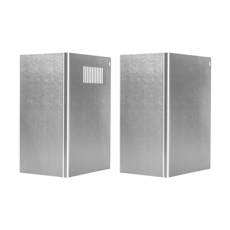 electriQ 60cm Curved Glass Chimney Hood - Stainless Steel - Image 7