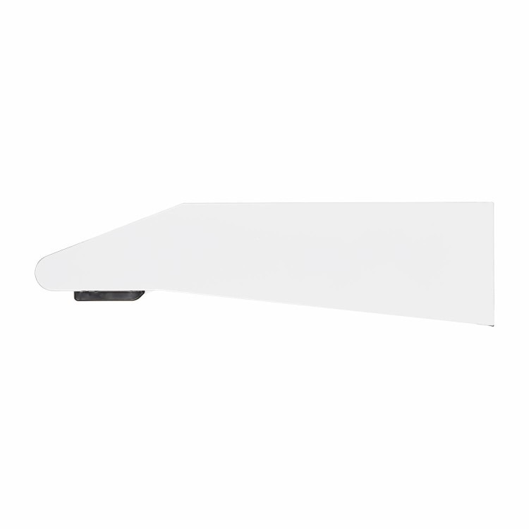electriQ 60cm Top & Rear Venting Visor Cooker Hood - White - Image 7