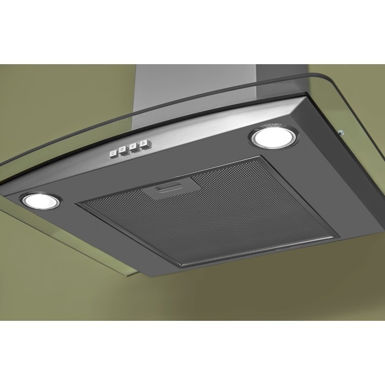 Hotpoint 60cm Curved Glass Cooker Hood - Stainless Steel - Image 6
