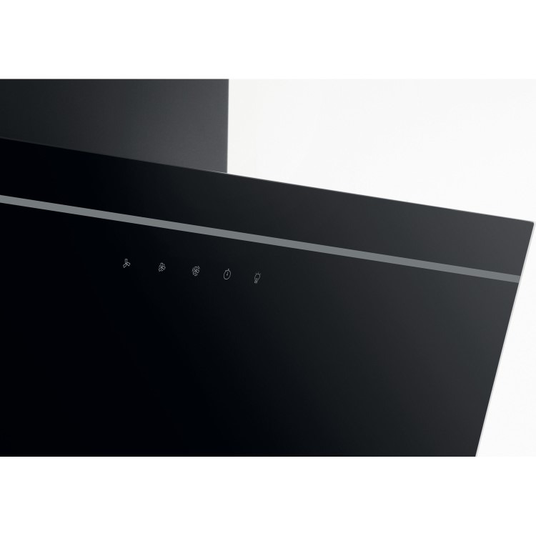 Hotpoint 60cm Angled Chimney Hood - Black - Image 5